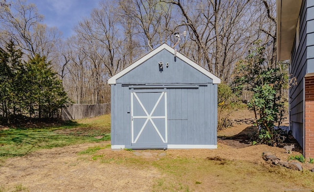 106 Lorraine Ter, Middletown, CT 06457 - view of shed featuring fence