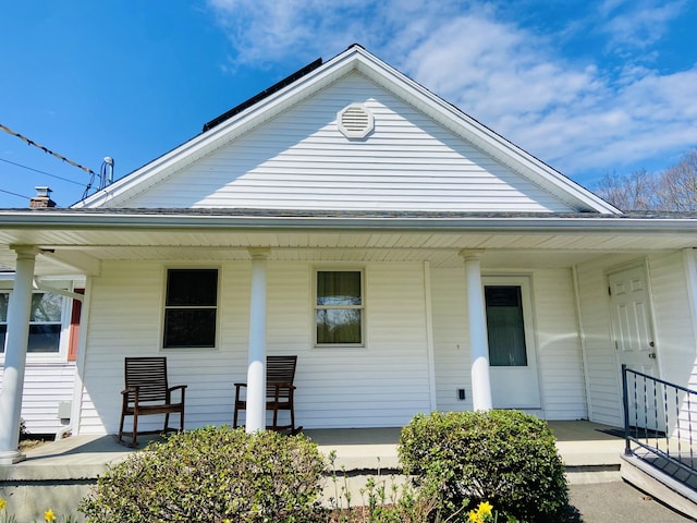 bungalow-style home featuring a porch