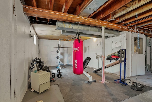 view of workout room