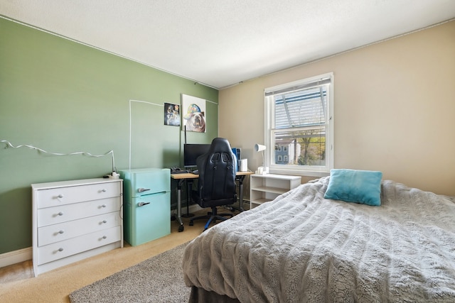 bedroom with carpet flooring