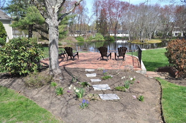 1 E Hayestown Rd Unit 142, Danbury, CT 06811 - view of yard featuring a water view and fence