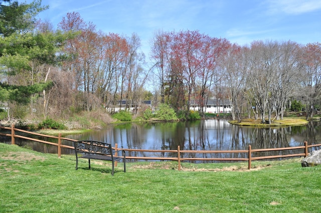 1 E Hayestown Rd Unit 142, Danbury, CT 06811 - view of water feature featuring fence