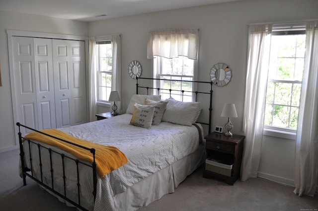 1 E Hayestown Rd Unit 142, Danbury, CT 06811 - bedroom featuring light colored carpet, baseboards, and a closet