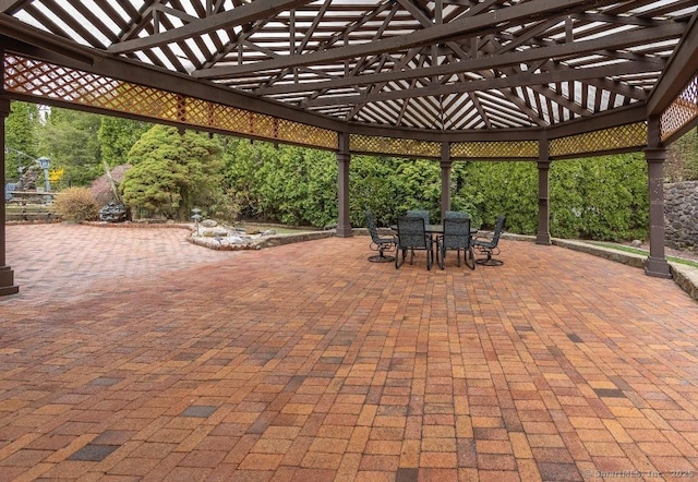167 Arline Dr, Waterbury, CT 06705 - view of patio / terrace with outdoor dining space