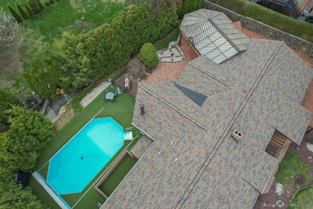 drone / aerial view