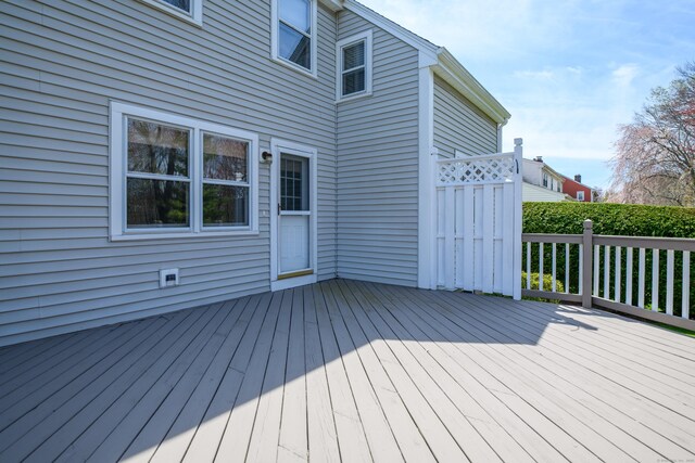 view of deck