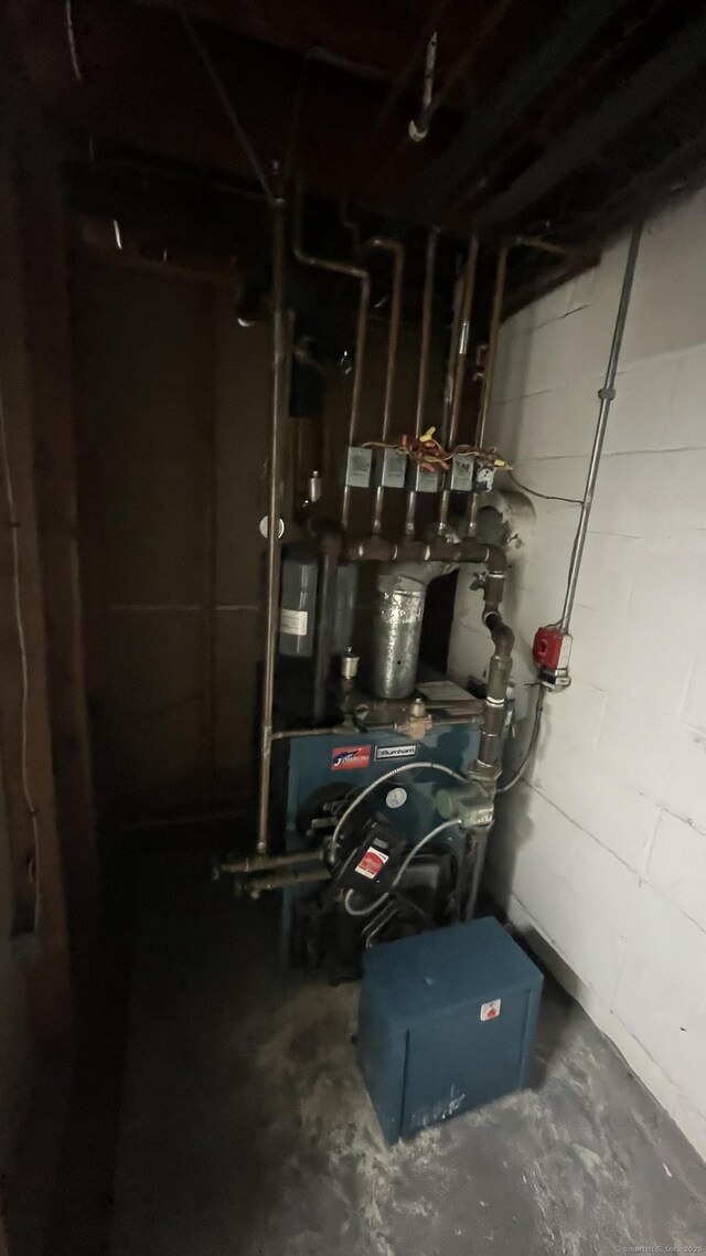 view of utility room