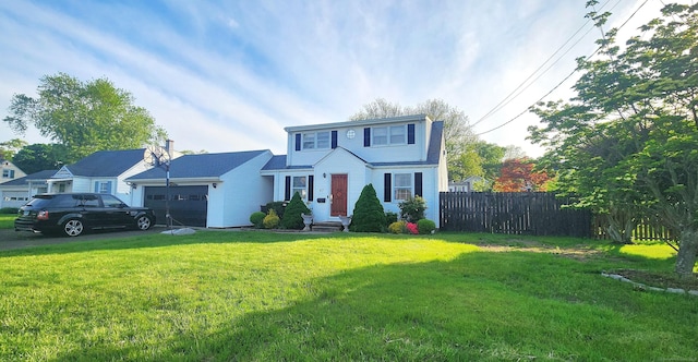 97 Waterbury Ave, Stamford, CT 06902 - traditional-style home featuring an attached garage and asphalt driveway