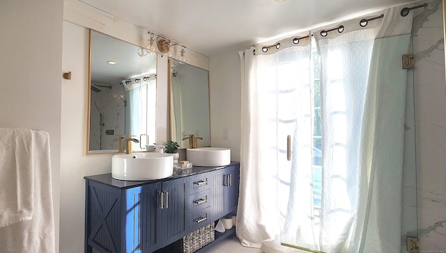 97 Waterbury Ave, Stamford, CT 06902 - bathroom featuring double vanity
