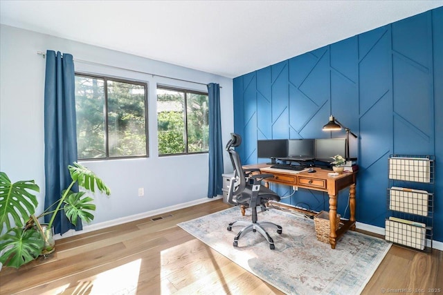 61 Wickhams Fancy Unit 61, Canton, CT 06019 - office area with wood finished floors and baseboards