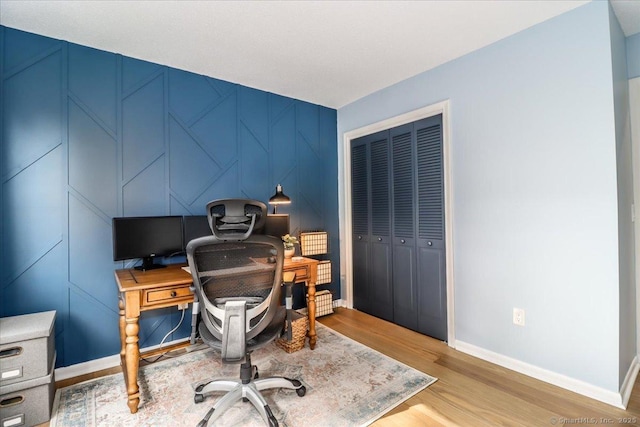 61 Wickhams Fancy Unit 61, Canton, CT 06019 - office area with wood finished floors and baseboards