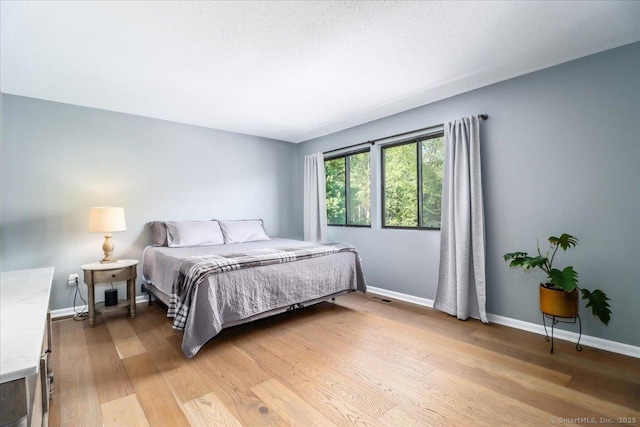 61 Wickhams Fancy Unit 61, Canton, CT 06019 - bedroom with light wood-style floors and baseboards