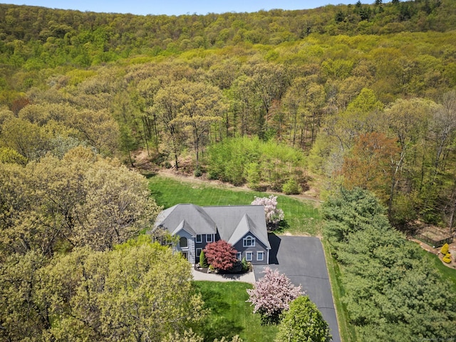 420 Winding Rdg, Southington, CT 06489 - view from above of property featuring a heavily wooded area