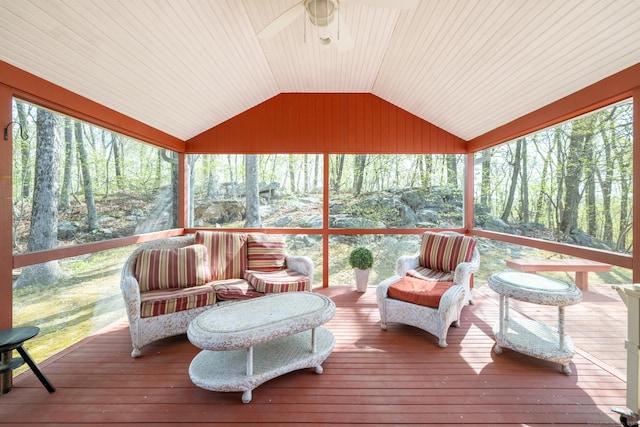 114 Cobbler Ln, Southbury, CT 06488 - sunroom with ceiling fan