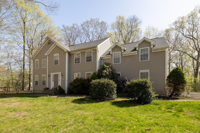 114 Cobbler Ln, Southbury, CT 06488 - view of front of house with a front lawn