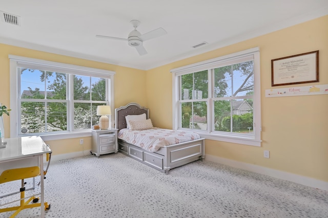 60 Eleanor Ter, Fairfield, CT 06824 - bedroom featuring baseboards, light colored carpet, and a ceiling fan