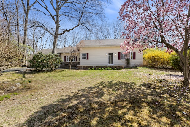 28 Shortwoods Rd, New Fairfield, CT 06812 - rear view of house featuring a lawn