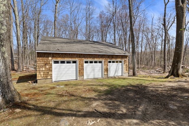 28 Shortwoods Rd, New Fairfield, CT 06812 - view of detached garage