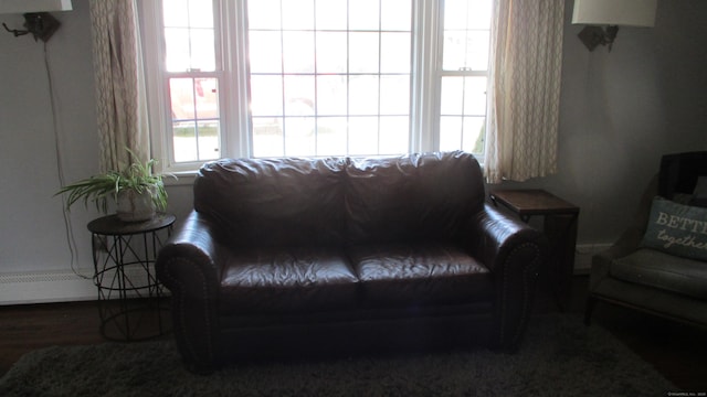 219 Forest St, East Hartford, CT 06118 - living area with wood finished floors