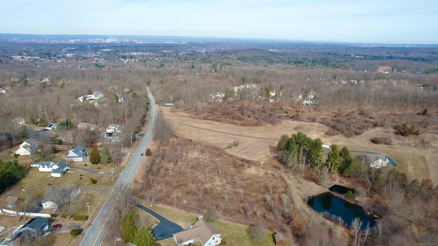 1617 New London Tpke, Glastonbury, CT 06033 - aerial view of property's location with a large body of water