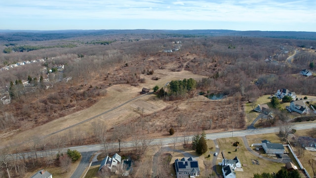1617 New London Tpke, Glastonbury, CT 06033 - aerial overview of property's location with a heavily wooded area