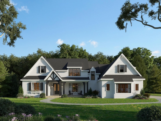 1617 New London Tpke, Glastonbury, CT 06033 - view of front facade with a front lawn and a porch