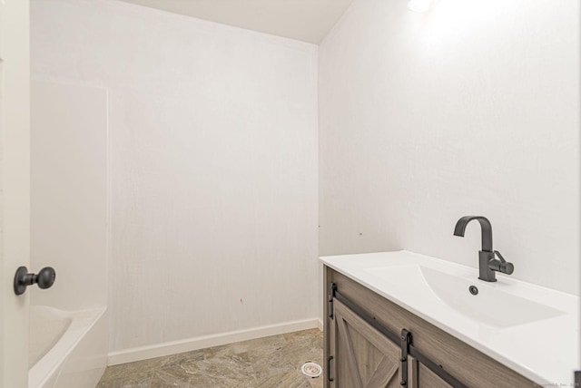 180 Tripp Hollow Rd, Brooklyn, CT 06234 - bathroom with vanity and baseboards