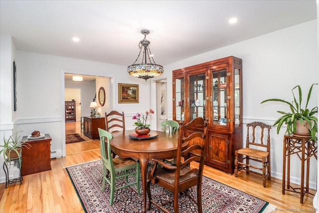 12 Winding Brook Ln, Redding, CT 06896 - dining area featuring light wood-type flooring