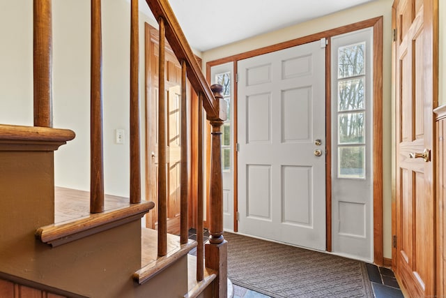 foyer featuring healthy amount of natural light
