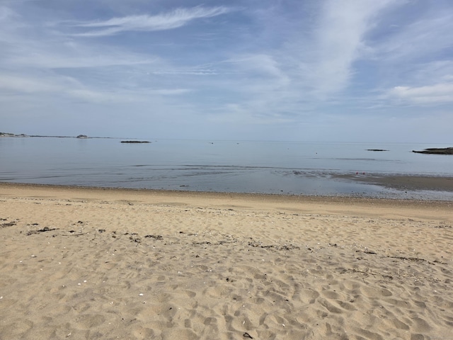 water view featuring a beach view