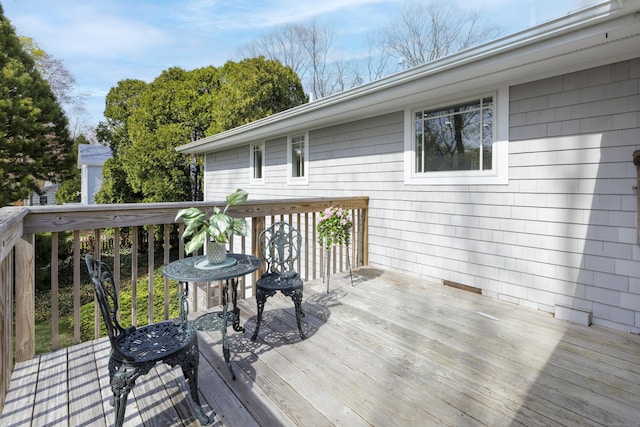 view of deck