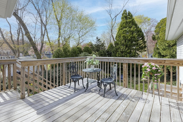 view of deck