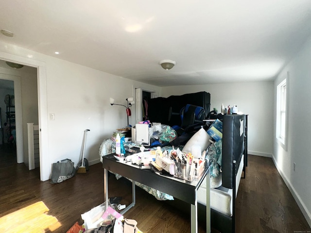 65 Beach St, Bridgeport, CT 06608 - bedroom with baseboards and wood finished floors