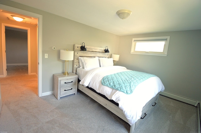 12 W Point Rd, East Hampton, CT 06424 - bedroom with baseboards and light carpet