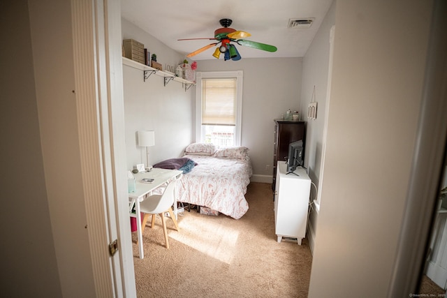 30 Merrimac St, Watertown, CT 06779 - carpeted bedroom with a ceiling fan and visible vents