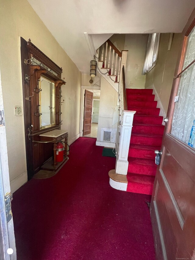 408 Blohm St, West Haven, CT 06516 - interior space featuring visible vents and carpet