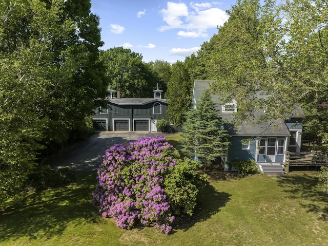 259 N Main St, Stonington, CT 06378 - view of front of home with a front yard and driveway