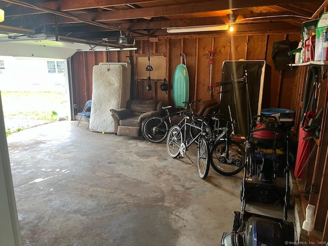 5 Hampton Rd, Enfield, CT 06082 - garage featuring a garage door opener