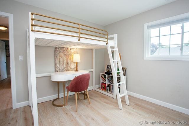 41 Stratton Forest Way, Simsbury, CT 06070 - bedroom featuring wood finished floors, baseboards, and an office area