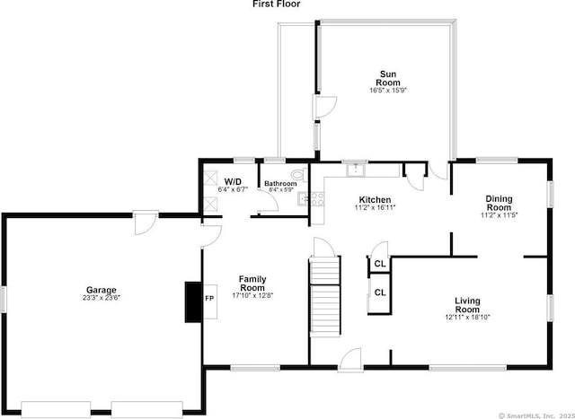 330 Flagler Ave, Stratford, CT 06614 - home floor plan