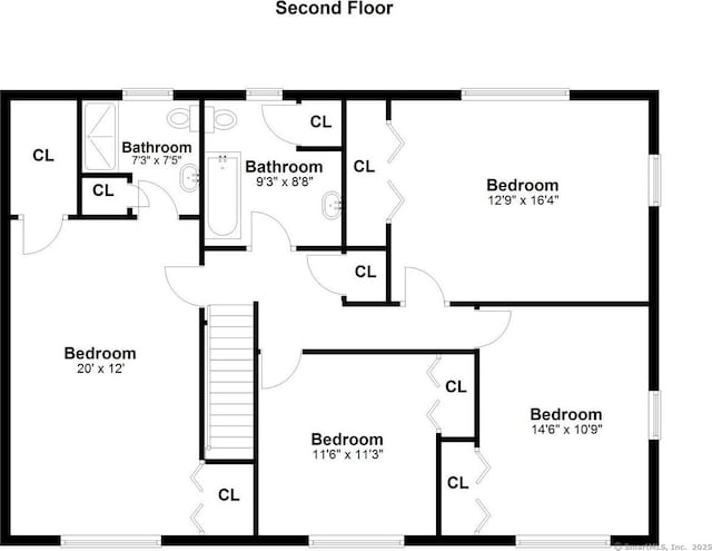 330 Flagler Ave, Stratford, CT 06614 - floor plan / room layout