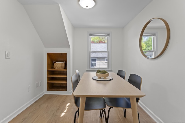 6 Beech St, Bristol, CT 06010 - dining space featuring baseboards and light wood-style flooring
