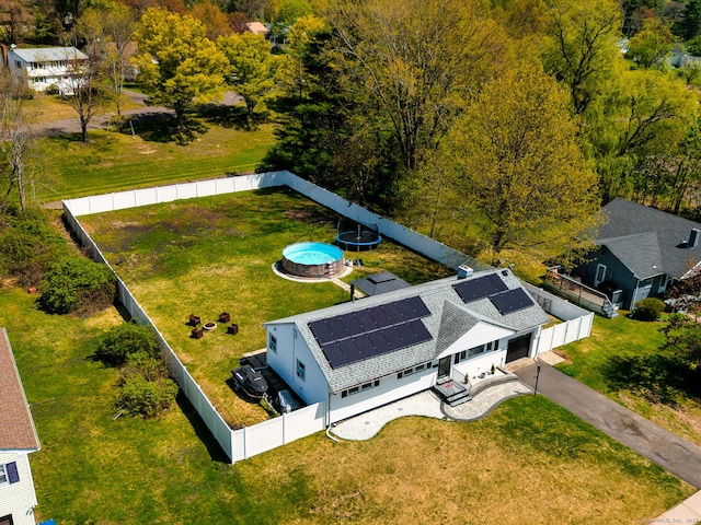 drone / aerial view
