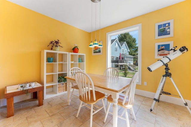 6 Holdridge Ct, Groton, CT 06355 - dining space featuring baseboards