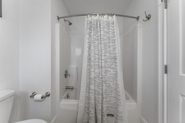6 Holdridge Ct, Groton, CT 06355 - full bath featuring toilet and shower / bath combination with curtain