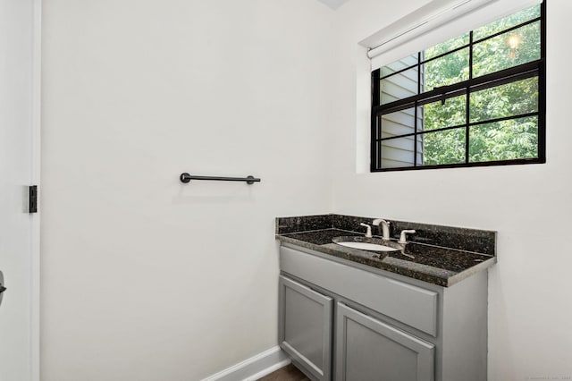 268 Lawlor St Apt 6, New Britain, CT 06051 - bathroom with vanity and baseboards