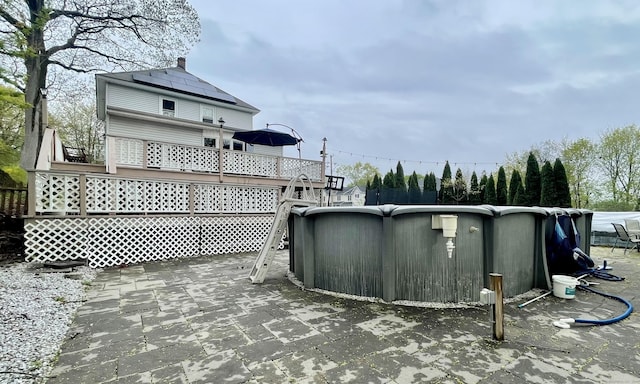 view of patio / terrace with a deck