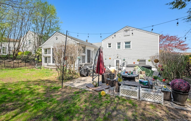 9 Berkshire Dr, Danbury, CT 06811 - back of property featuring a yard, a patio, and fence
