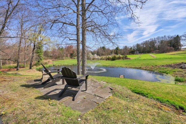 496 Foote Rd, Glastonbury, CT 06073 - view of yard with a water view