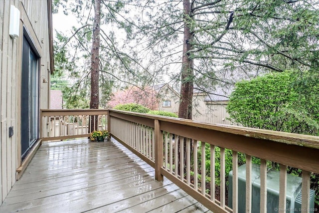 79 Heritage Vlg Unit B, Southbury, CT 06488 - view of wooden deck